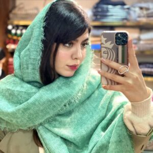 شال ابریشمی بهاره